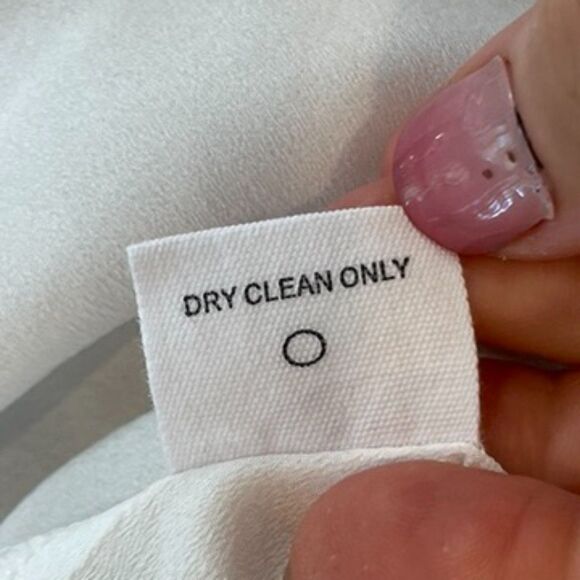 Lost April Tiered Silk Dress Grey Gauze Small Lined - Picture 3 of 7